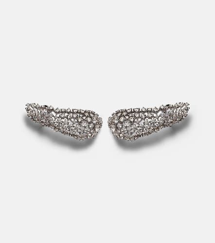 Scatter 18kt white gold earrings with diamonds - Ananya - Modalova