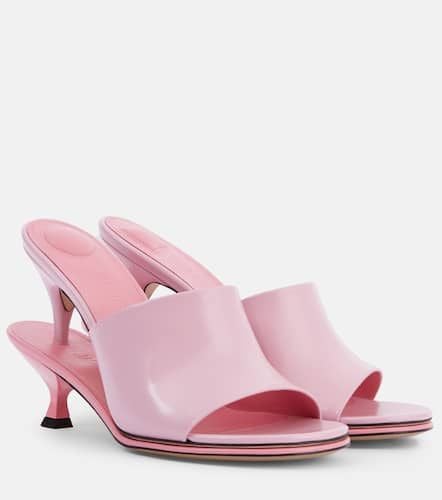 Jacquemus Doubles leather mules - Jacquemus - Modalova