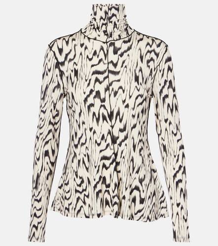 Label Audrey printed jersey turtleneck top - Proenza Schouler - Modalova