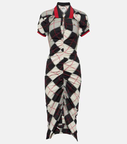 Vestido midi Pulling Argyle de algodón - Vivienne Westwood - Modalova