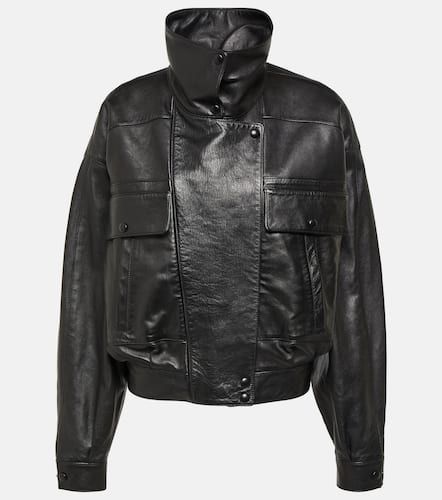 Chaqueta bomber de piel - Saint Laurent - Modalova