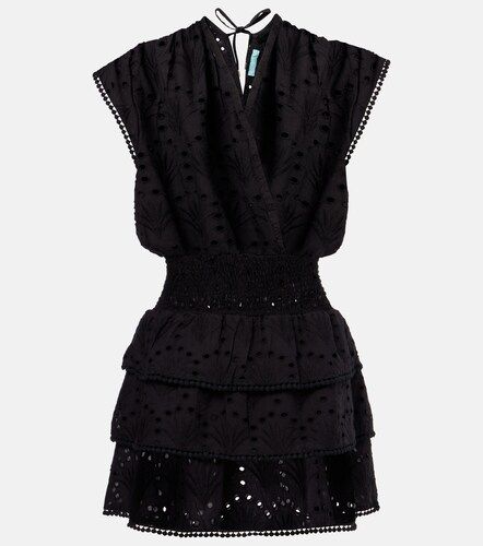 Jess ruffled cotton minidress - Melissa Odabash - Modalova