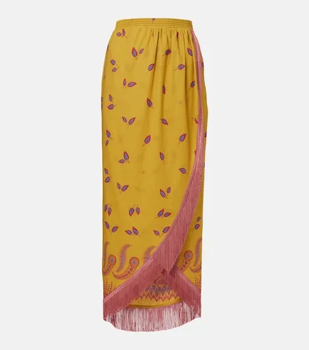 Printed cotton midi skirt - Valentino Garavani - Modalova