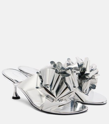 Tee Souvenir mirrored leather mules - Proenza Schouler - Modalova