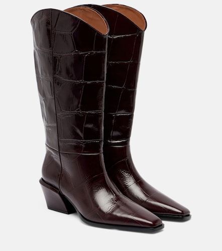 Bettina 50 croc-effect leather cowboy boots - Paris Texas - Modalova