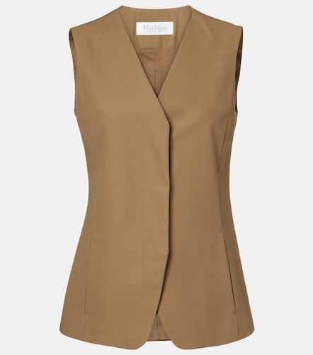 Max Mara Weste aus Baumwoll-Twill - Max Mara - Modalova