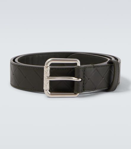 Intrecciato embossed leather belt - Bottega Veneta - Modalova
