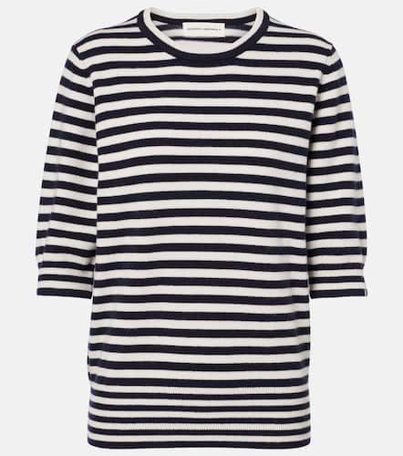 NÂ°63 Well striped cashmere-blend top - Extreme Cashmere - Modalova