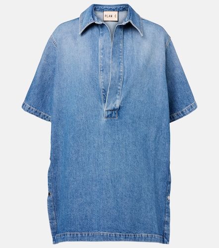 Plan C Camisa oversized de denim - Plan C - Modalova