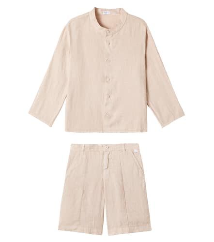 Linen T-Shirt and shorts set - Il Gufo - Modalova