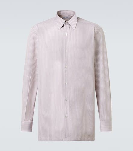 Camisa de popelín de algodón a rayas - Charvet - Modalova