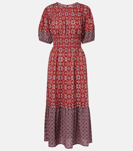 Vestido midi Maela de algodón estampado - Velvet - Modalova