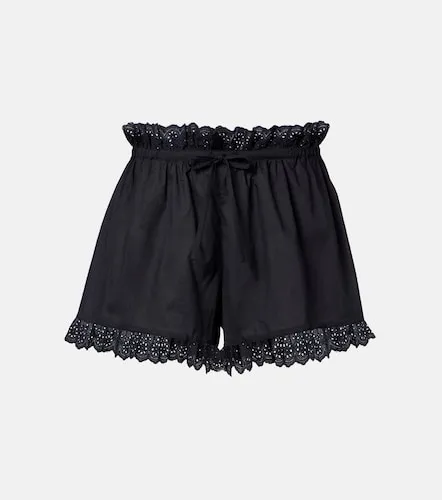 Cory broderie anglaise cotton poplin shorts - Poupette St Barth - Modalova