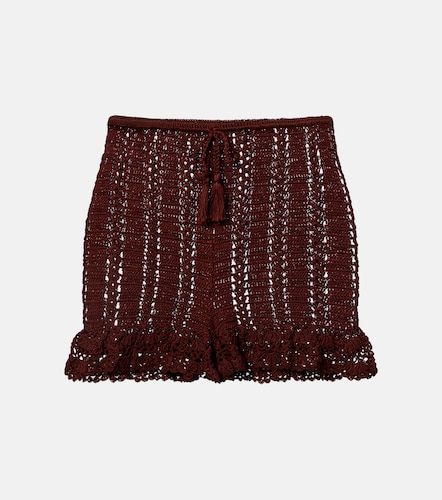 Shorts de croché de algodón - Anna Kosturova - Modalova