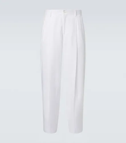 Pantalones tapered de lino - Dolce&Gabbana - Modalova