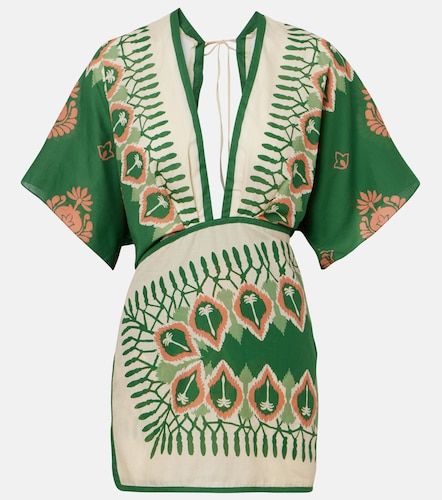 Printed cotton minidress - Johanna Ortiz - Modalova