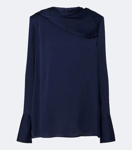 Silk georgette draped blouse - Tom Ford - Modalova