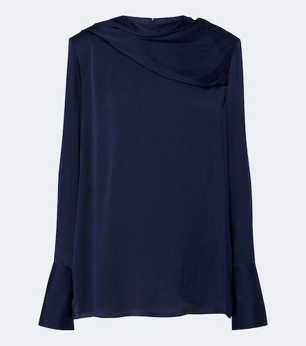 Silk georgette draped blouse - Tom Ford - Modalova