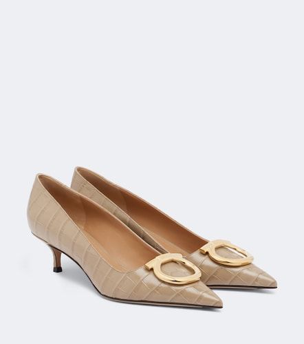 Pumps Lara Gancini aus Leder - Ferragamo - Modalova