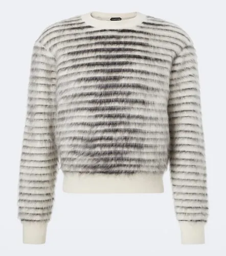 Striped mohair, wool, and silk-blend sweater - Tom Ford - Modalova