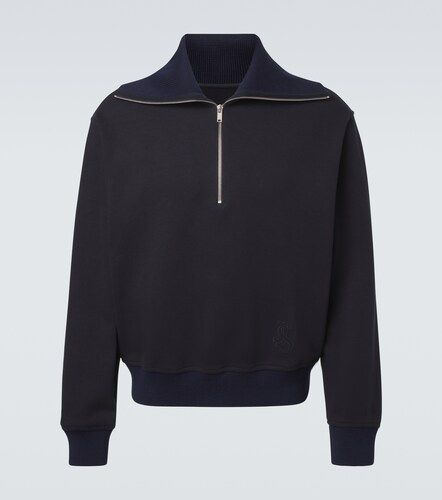 Sudadera de algodón con cremallera parcial - Jil Sander - Modalova