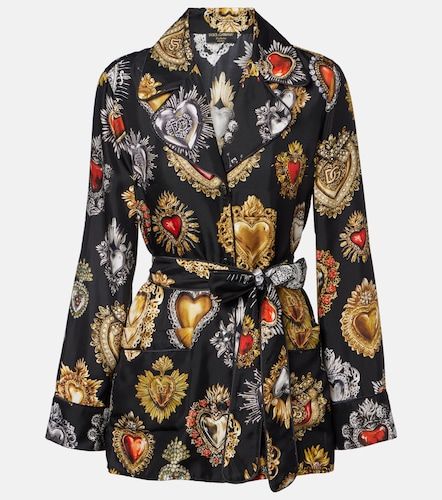 Hemd Devotion aus Seiden-Twill - Dolce&Gabbana - Modalova