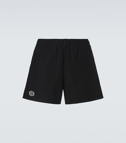Logo cotton twill Bermuda shorts - Bode - Modalova