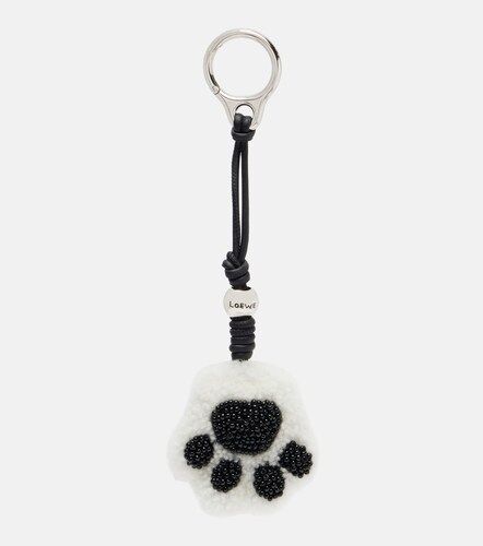 Charm per borsa Paw in shearling e pelle - Loewe - Modalova