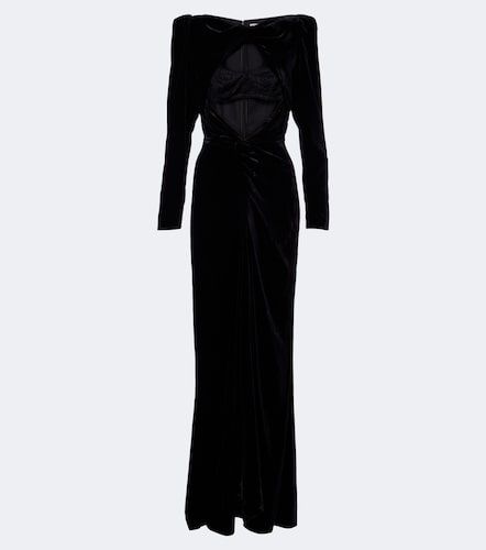 Vestido de fiesta de terciopelo - Balmain - Modalova