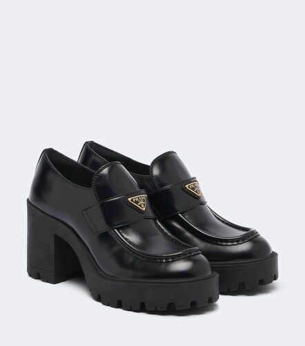 Mocasines de piel con plataforma - Prada - Modalova