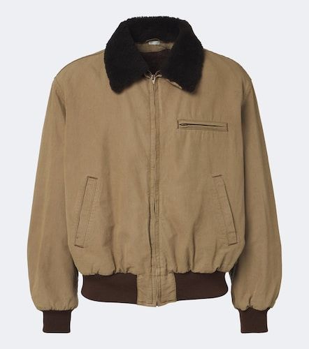 Giacca blouson in cotone e lana con teddy - A.Presse - Modalova