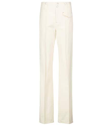 Dilirok high-rise straight cotton pants - Isabel Marant - Modalova