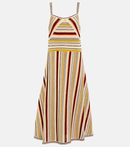 Vitali stripe crochet midi dress - Zimmermann - Modalova