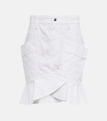 Gonna Regane in cotone con volant - Marant Etoile - Modalova