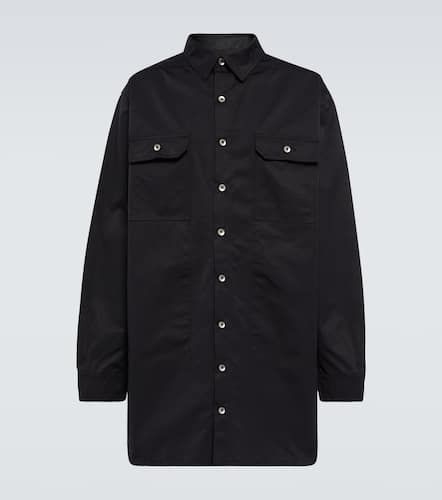 Cotton-blend poplin overshirt - DRKSHDW by Rick Owens - Modalova