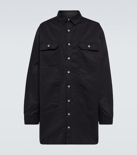 Cotton-blend poplin overshirt - Rick Owens - Modalova
