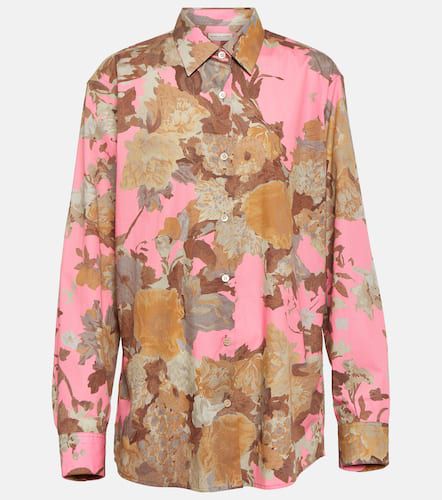 Clavelly printed cotton poplin shirt - Dries Van Noten - Modalova