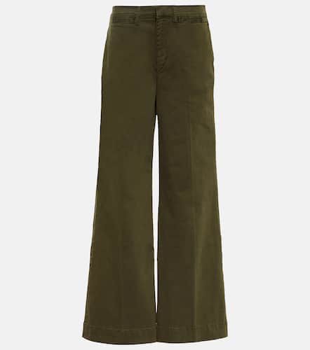 Le Tomboy cotton twill wide-leg pants - Frame - Modalova