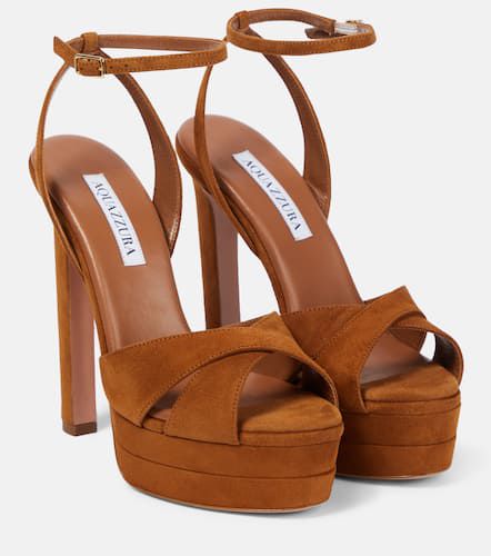 Aquazzura Suede platform sandals - Aquazzura - Modalova