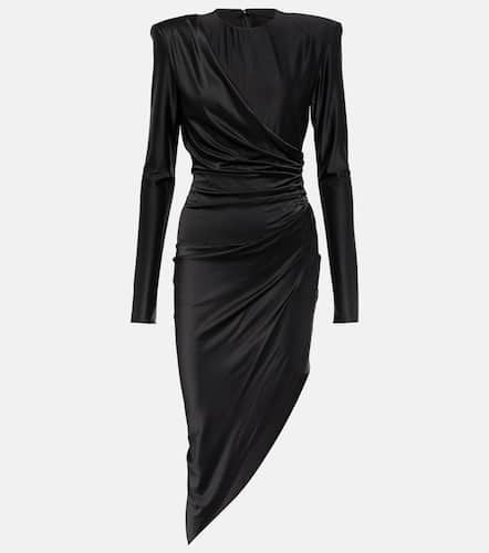 Asymmetric draped jersey minidress - Alexandre Vauthier - Modalova