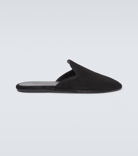 The Row Roger suede slides - The Row - Modalova