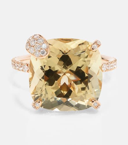 Ring Peekaboo aus 18kt Rosé mit Diamanten und Beryll - Bucherer Fine Jewellery - Modalova