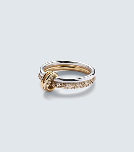 Anello Virgo Petite in 18kt e argento sterling con diamanti - Spinelli Kilcollin - Modalova