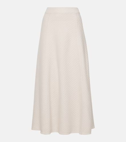 Ribbed-knit wool-blend midi skirt - Joseph - Modalova