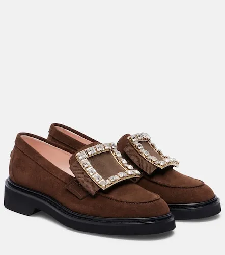Viv' Rangers 25 embellished suede loafers - Roger Vivier - Modalova