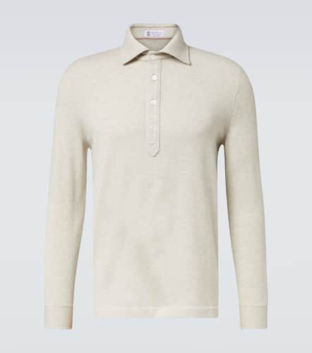 Cashmere polo sweater - Brunello Cucinelli - Modalova