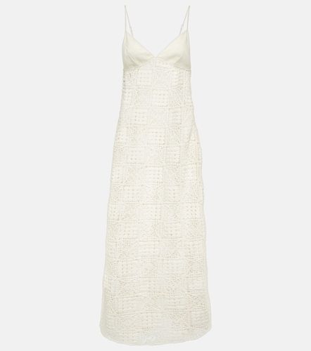 SIR Abito lungo in cotone crochet - SIR - Modalova