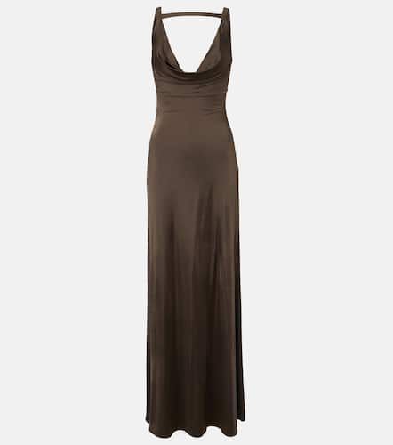 Draped jersey gown - Alexander McQueen - Modalova