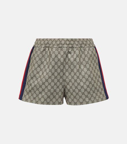Gucci Web Stripe GG jersey shorts - Gucci - Modalova