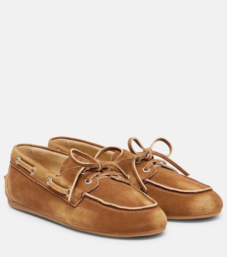 Miu Miu Mocassini in suede - Miu Miu - Modalova